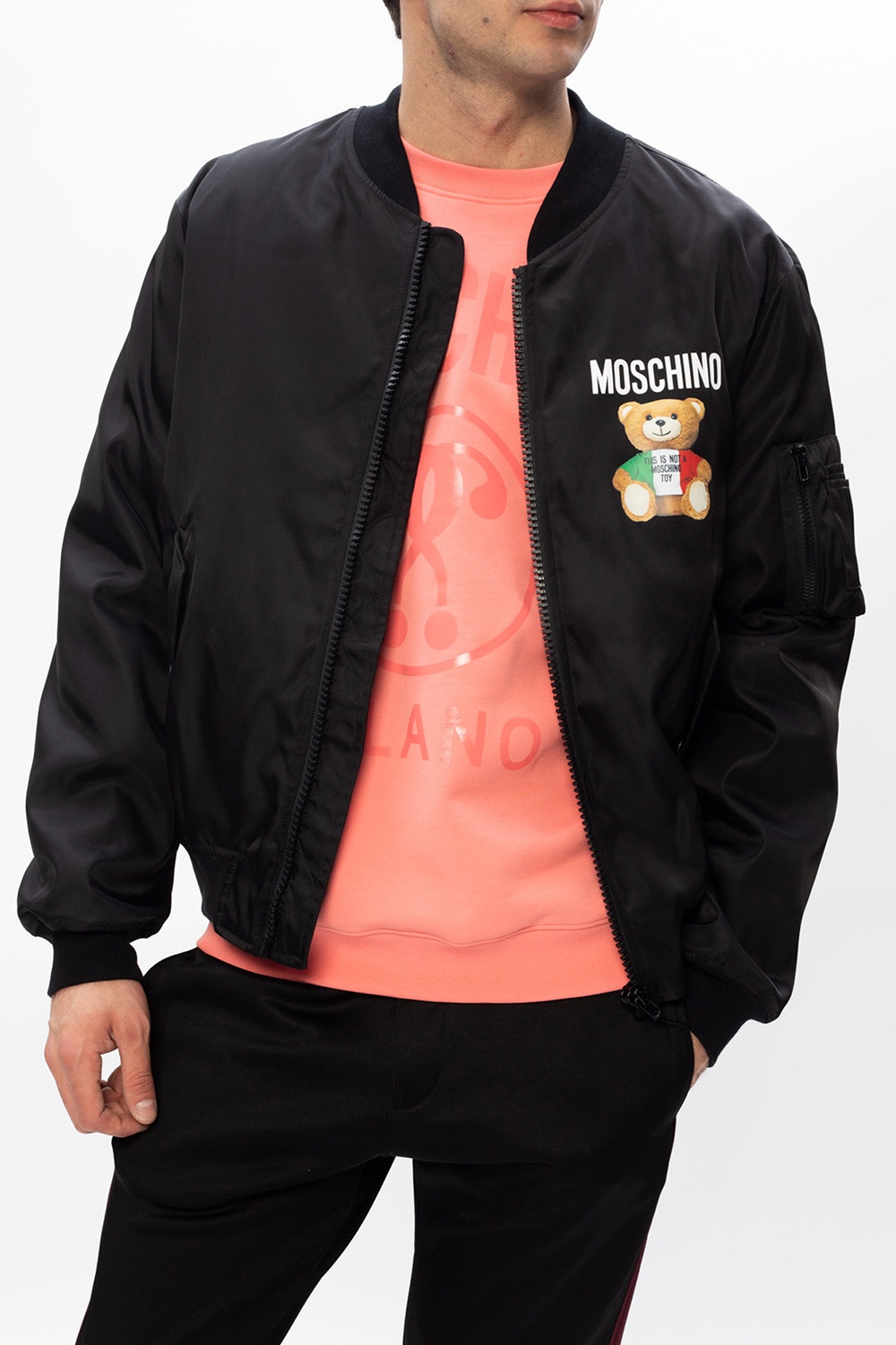 IetpShops Men s Clothing Nike England T Shirt Mens Moschino Bomber jacket